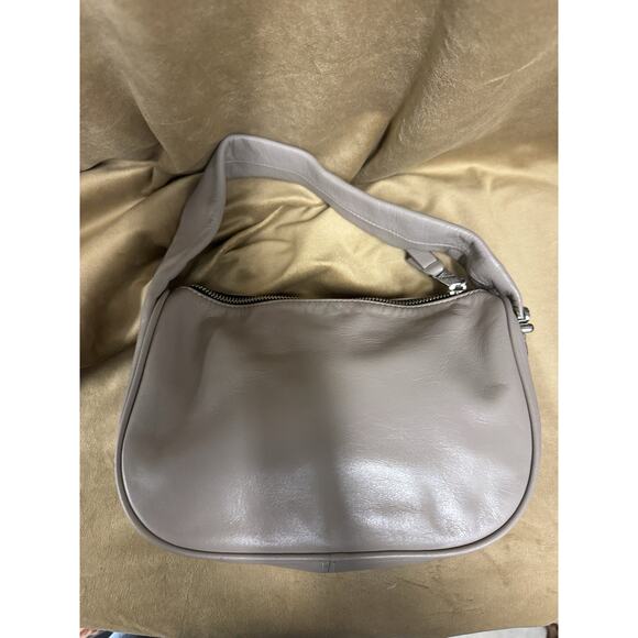 Marc Jacobs The Pushlock Mini Hobo Cement Soft Leather - Picture 4 of 10